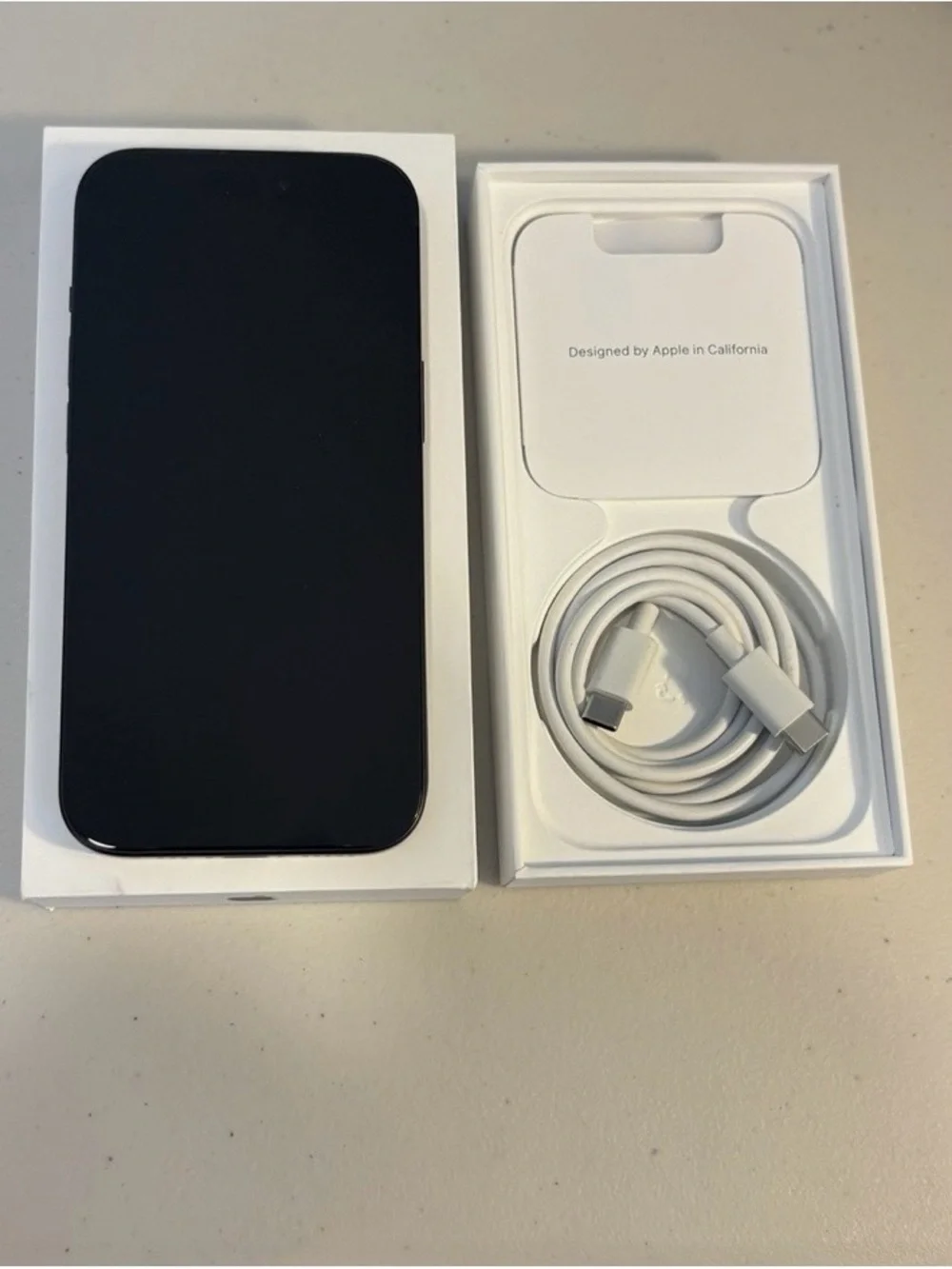 Apple iPhone 15 256GB unlocked black in excellent condition